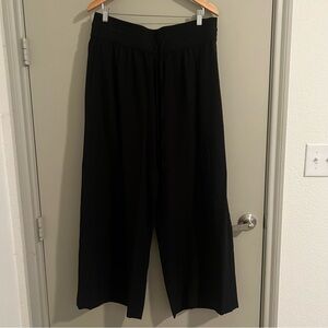 Open Edit brand Tie Waist Wide Leg Pants